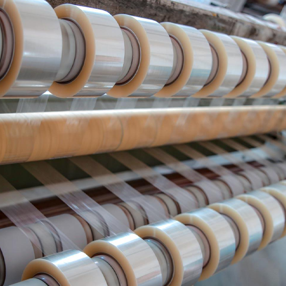A machine for the production of tape strips